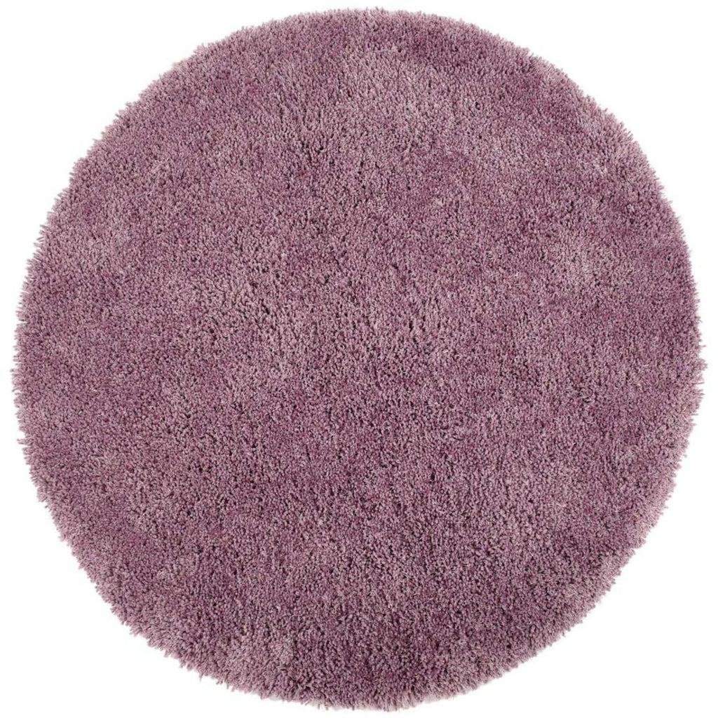 Chicago Lavender Shaggy Polyester Contemporary Rug