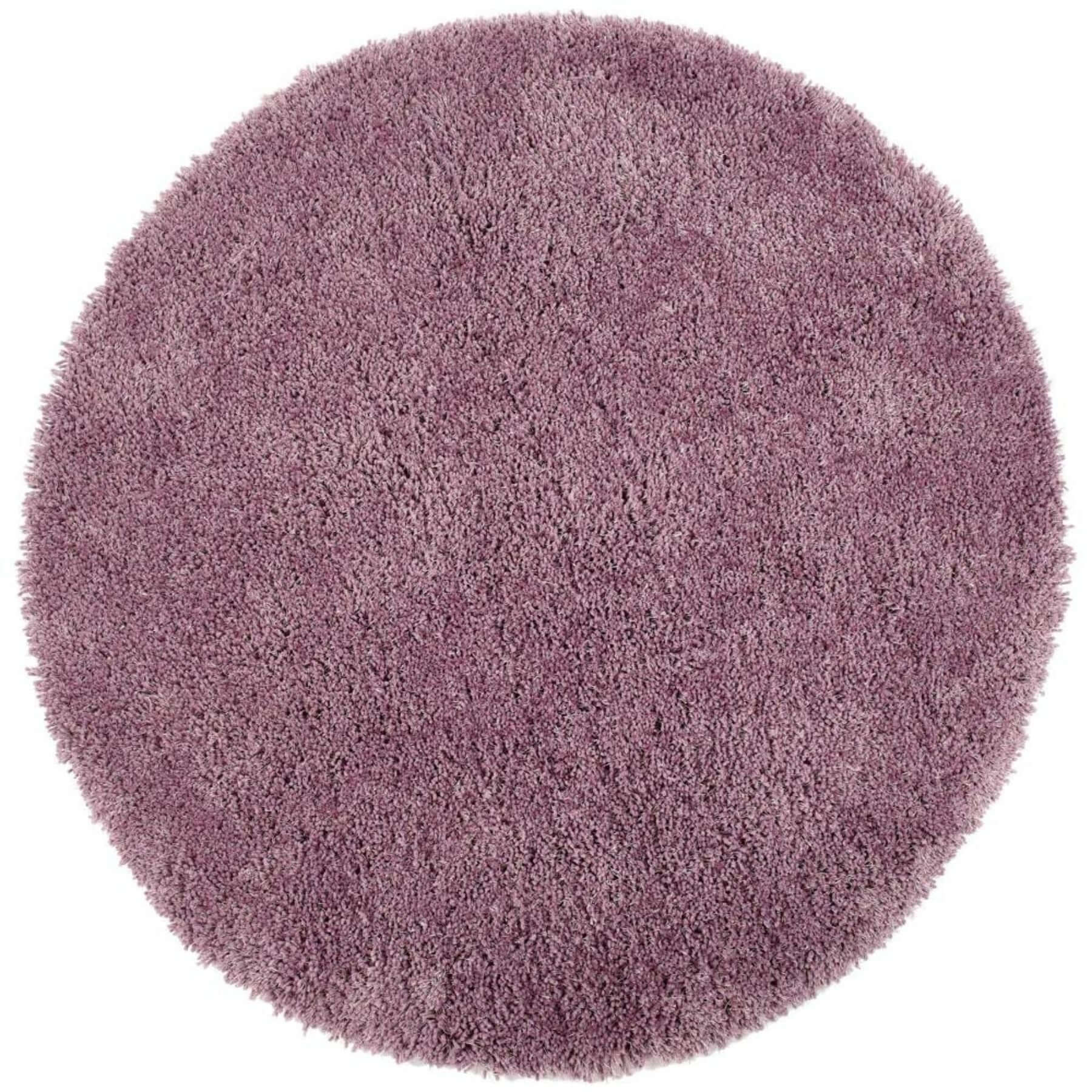 Chicago Lavender Shaggy Polyester Contemporary Rug