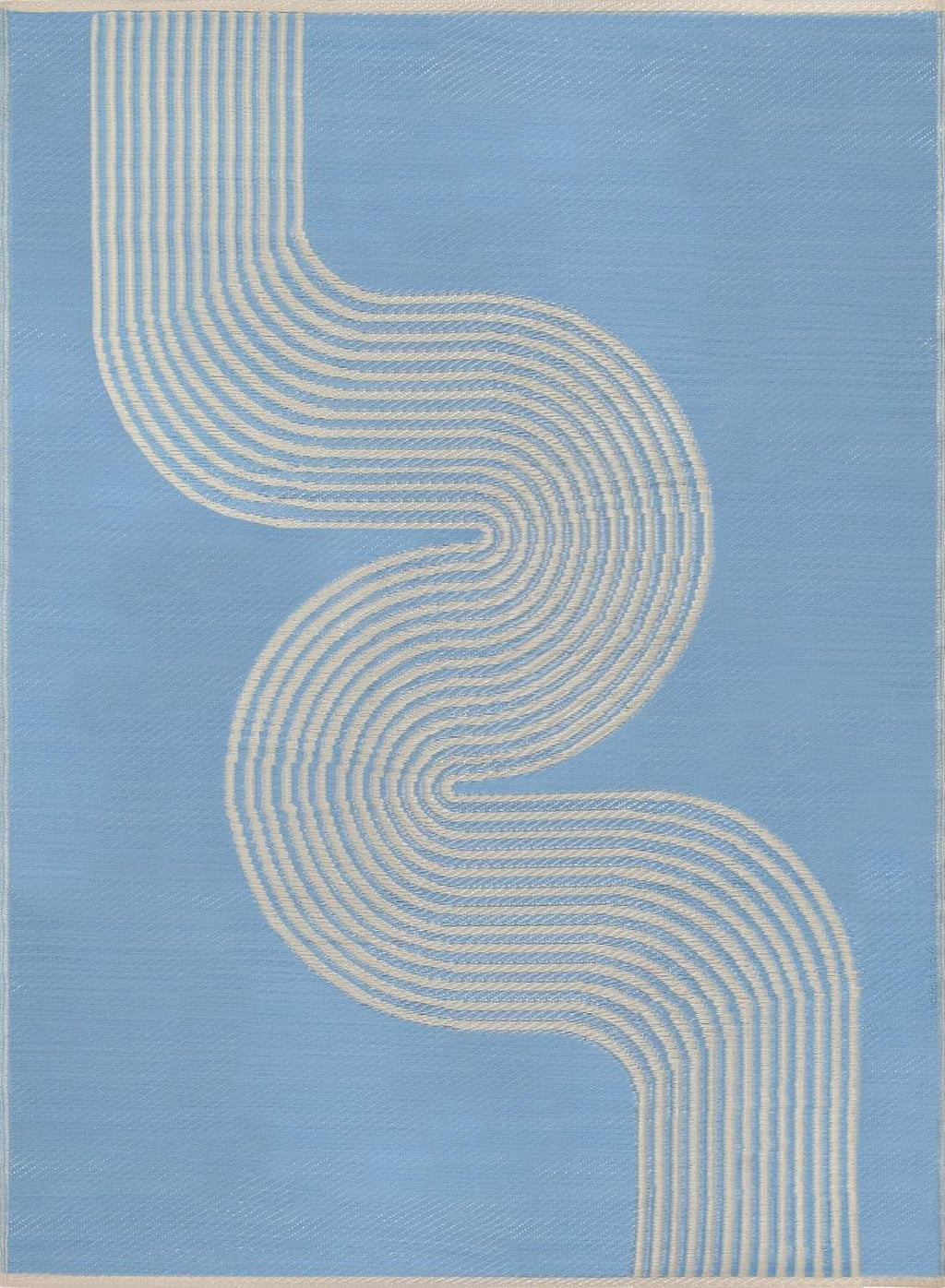 Urban Outdoor Rug Blue & Beige