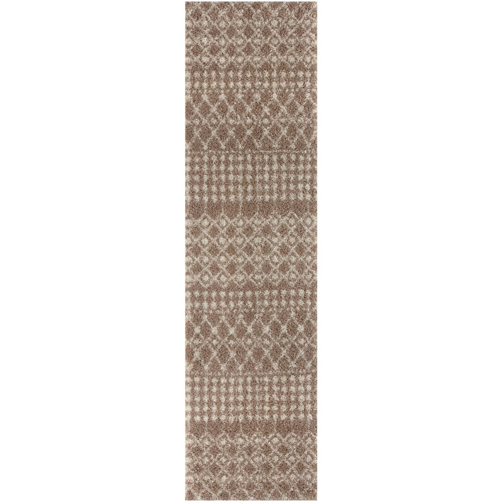 Moroccan Beige Shaggy Rug