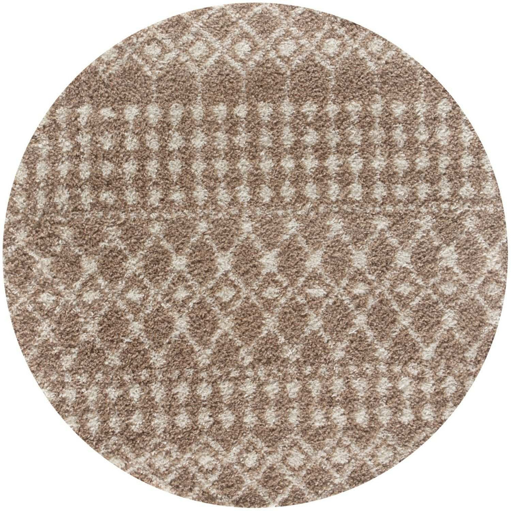Moroccan Beige Shaggy Rug