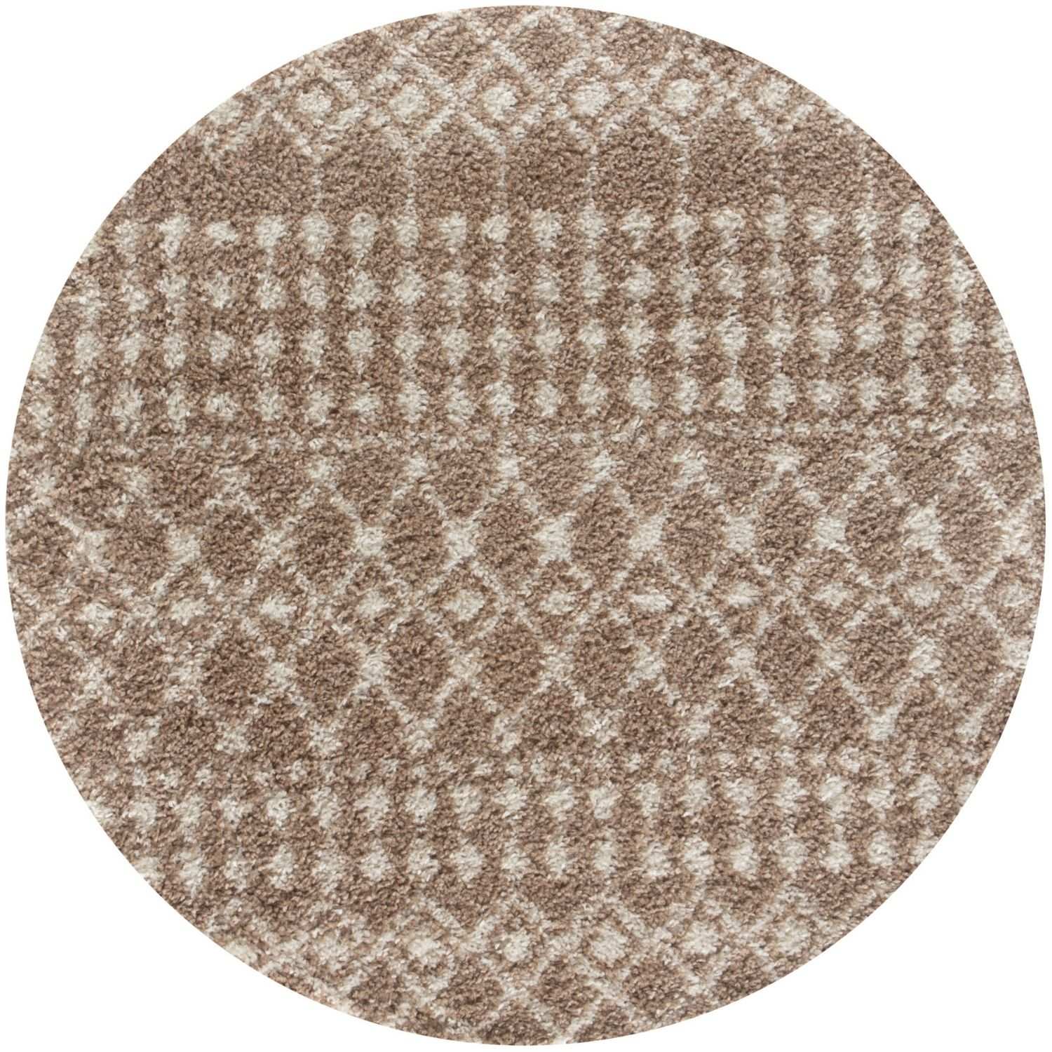 Moroccan Beige Shaggy Rug