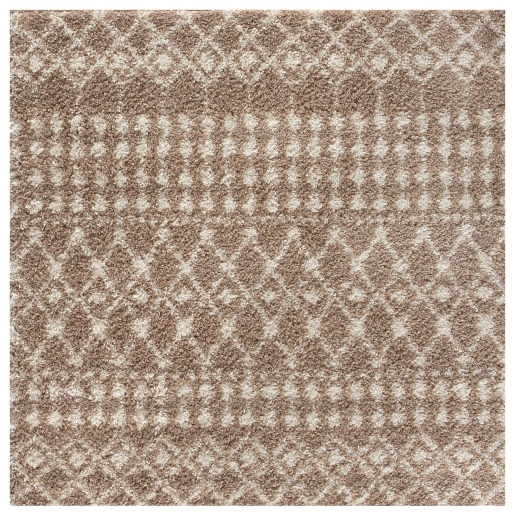 Moroccan Beige Shaggy Rug