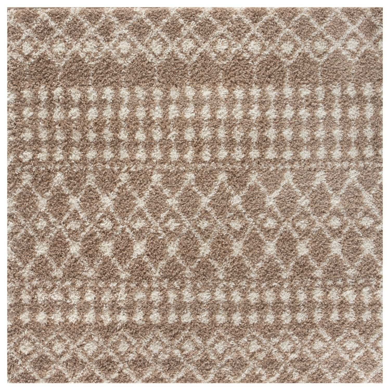 Moroccan Beige Shaggy Rug