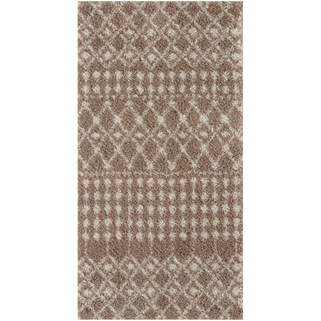 Moroccan Beige Shaggy Rug
