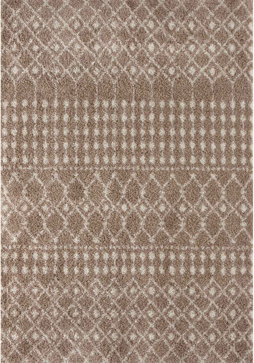Moroccan Beige Shaggy Rug
