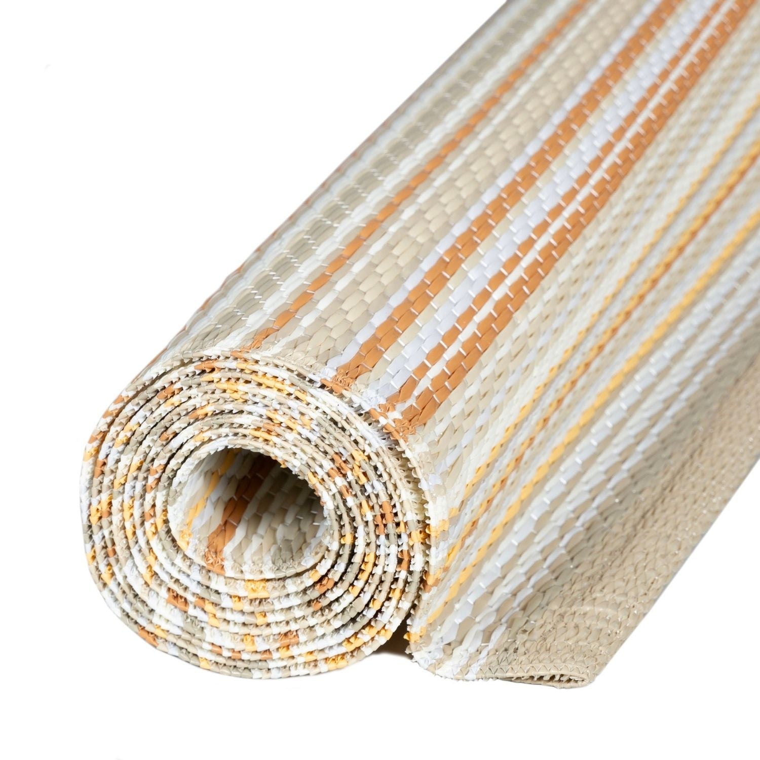 Rainbow Outdoor Rug Beige Rattan Natural Contemporary