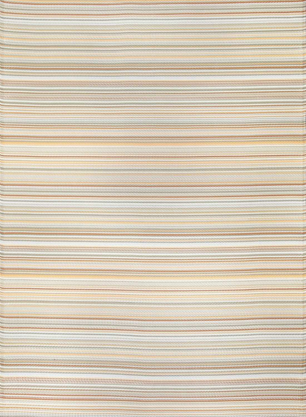 Rainbow Outdoor Rug Beige Rattan Natural Contemporary