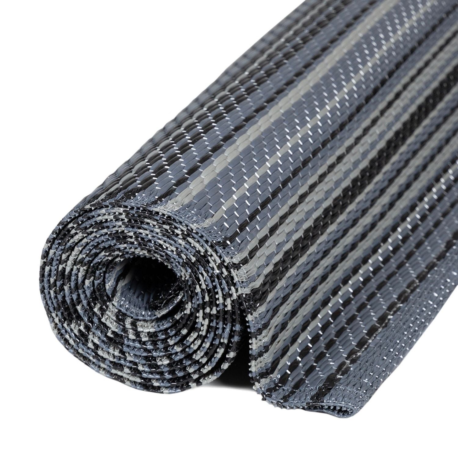Rainbow Outdoor Rug Dark Grey