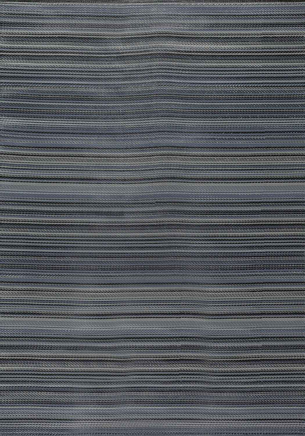 Rainbow Outdoor Rug Dark Grey