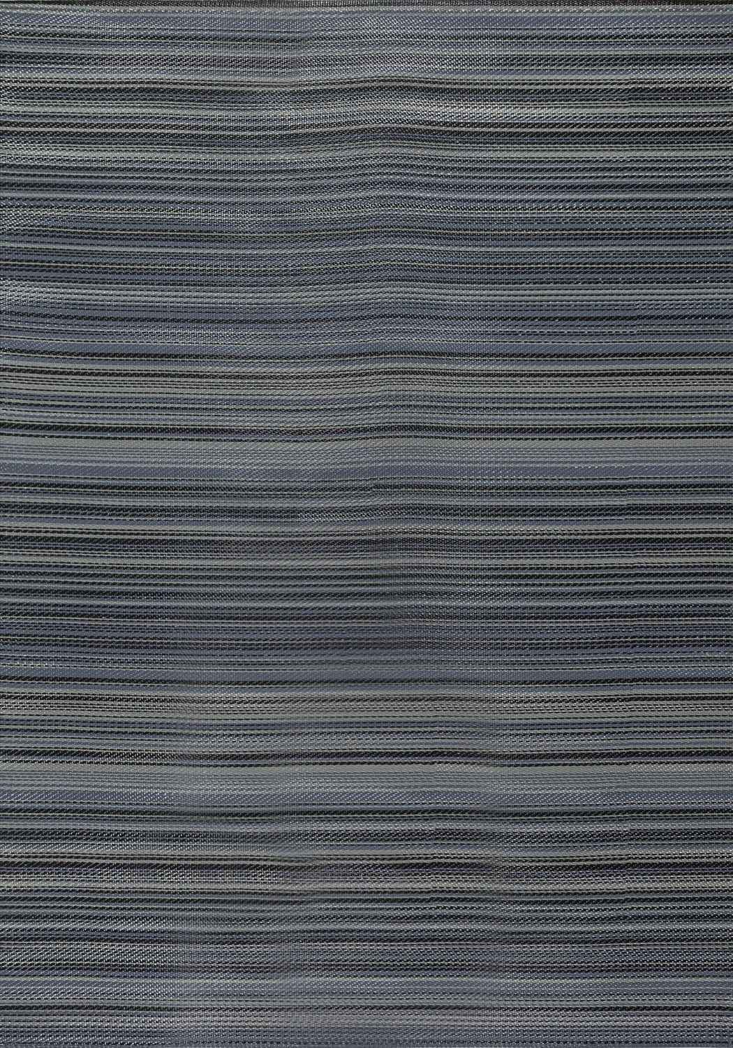 Rainbow Outdoor Rug Dark Grey