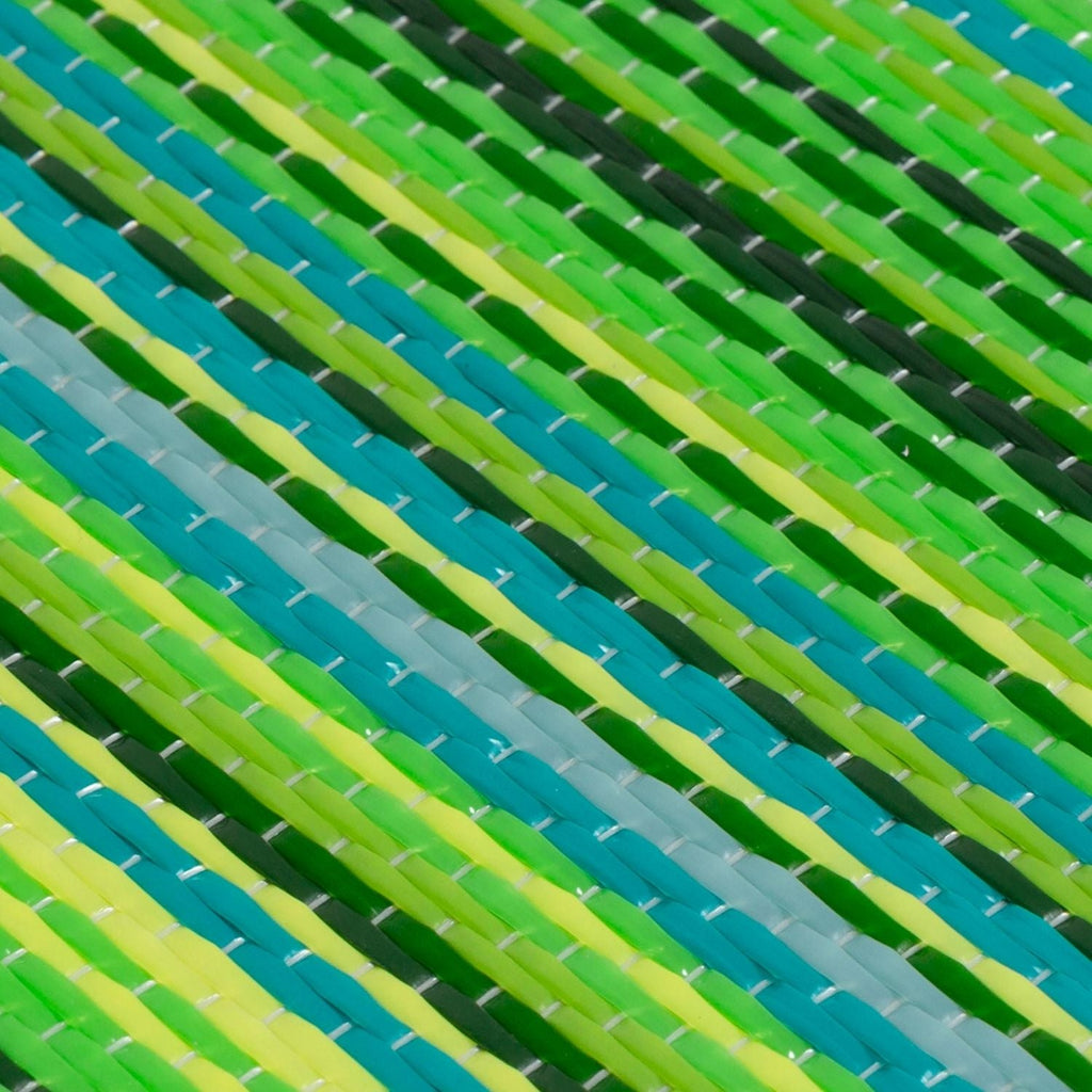 Rainbow Outdoor Rug Green