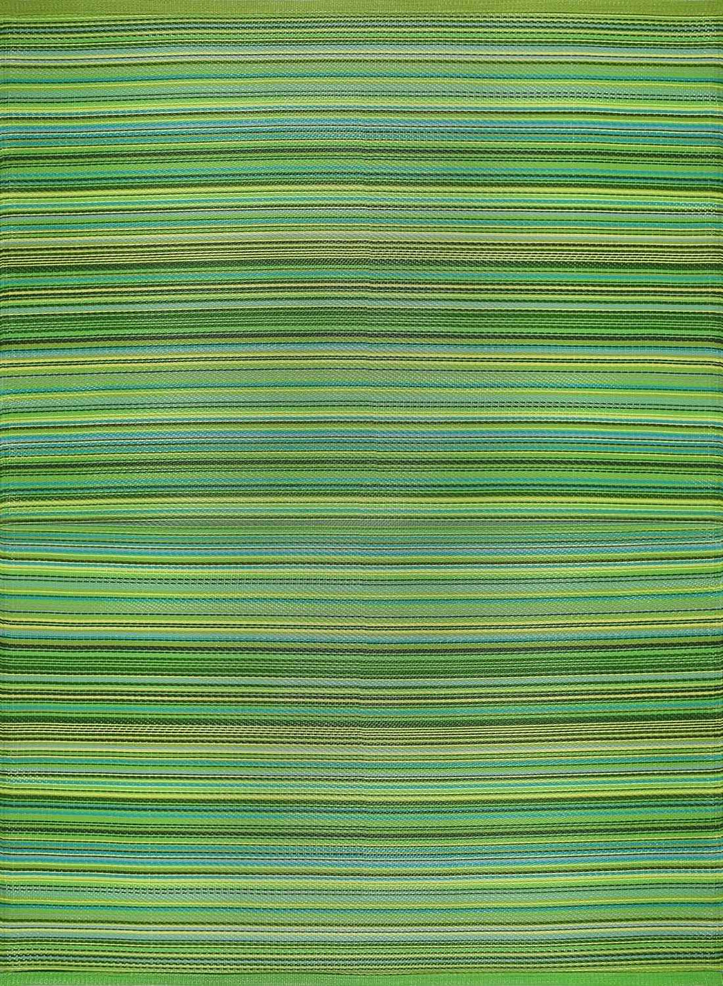Rainbow Outdoor Rug Green