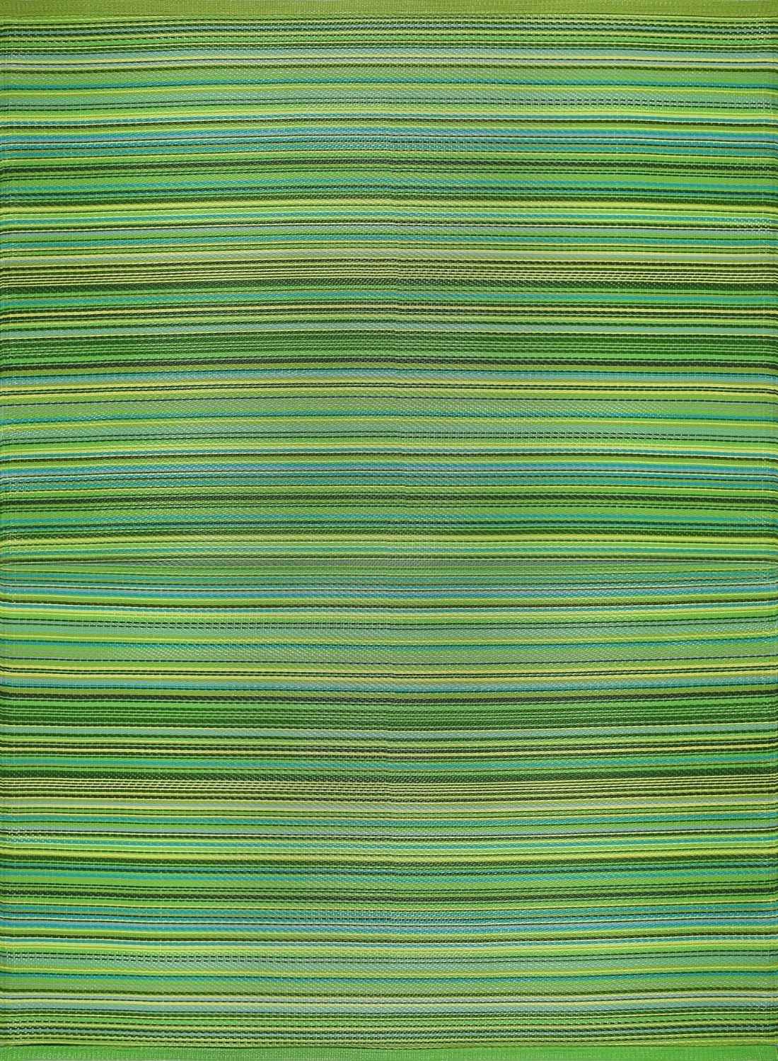 Rainbow Outdoor Rug Green