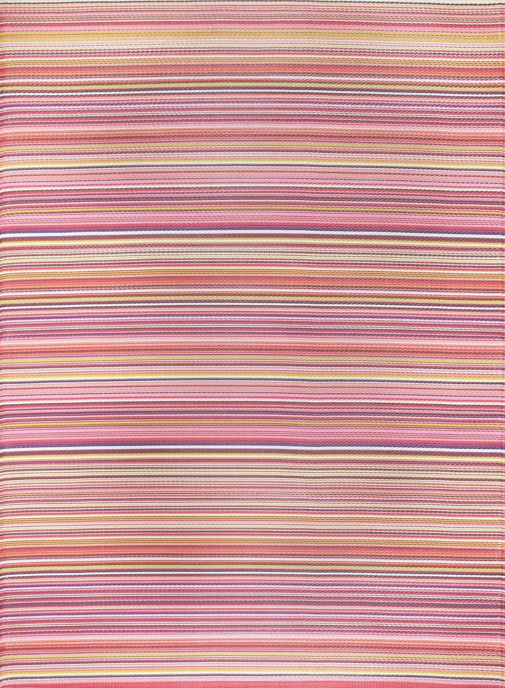 Rainbow Outdoor Rug Pink