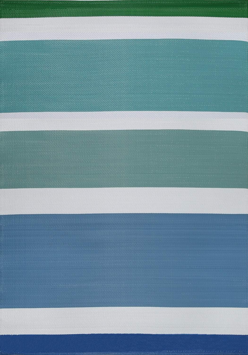 Rainbow Outdoor Rug Blue