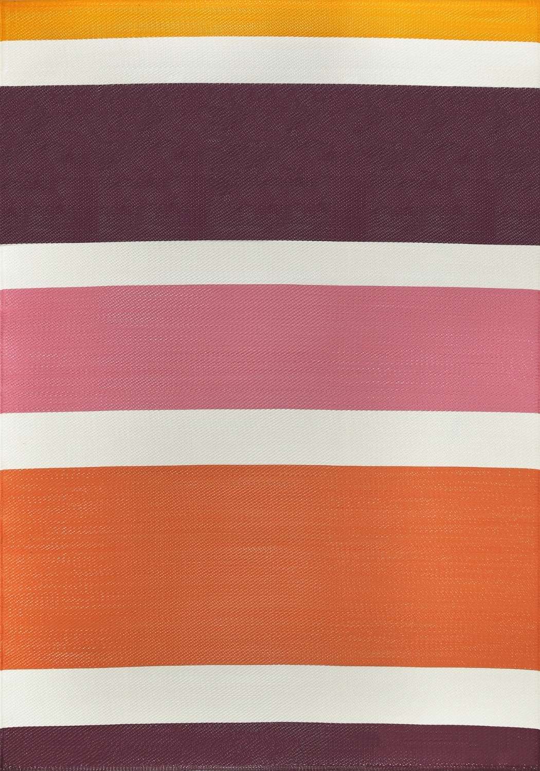 Rainbow Outdoor Rug Pink