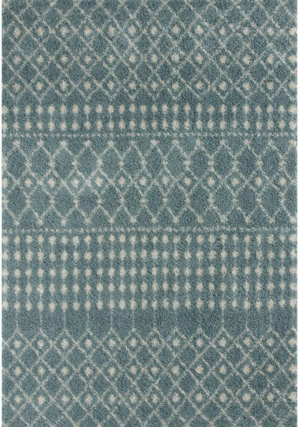 Moroccan Duck Egg Blue Shaggy Rug