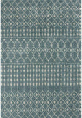 Moroccan Duck Egg Blue Shaggy Rug
