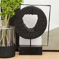Fidel Small Rustic Mango Wood Sculpture On Stand