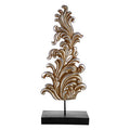 Damask Matte Black Sculpture