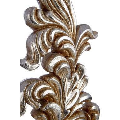 Damask Matte Black Sculpture