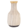 Vero Large Earthenware Marble White Vase