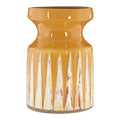Theo Small Earthenware White Vase
