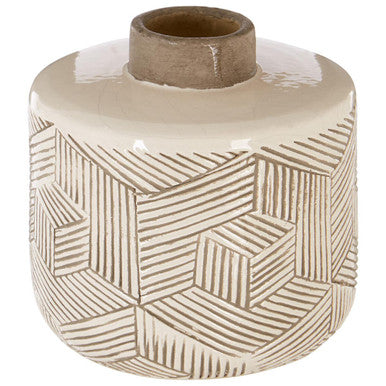 Vector Earthenware White Vase