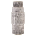 Mono Earthenware White Contemporary Vase
