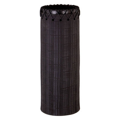 Conic Small Earthenware Black Vase