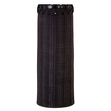 Conic Small Earthenware Black Vase