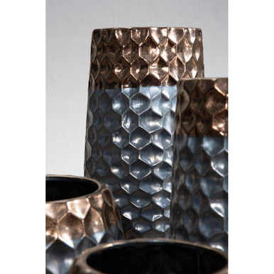 Galaxy Large Ceramic Vase With Metal