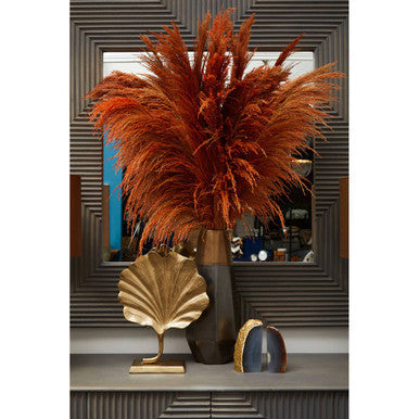 Jet Small Metal Silver Vase