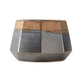 Jet Small Metal Gold Contemporary Planter