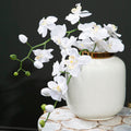 Stellar Metal White Glamorous Vase