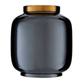 Stellar Black Metal Vase