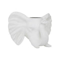Boho Elephant White Bohemian Planter