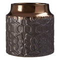 Zircon Large Ceramic Grey Modern Planter