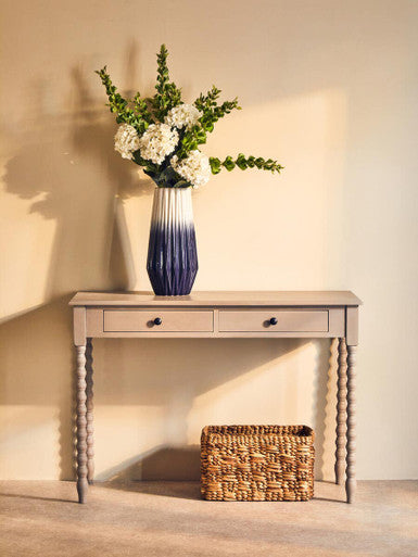Azul Small Ombre Vase In Blue