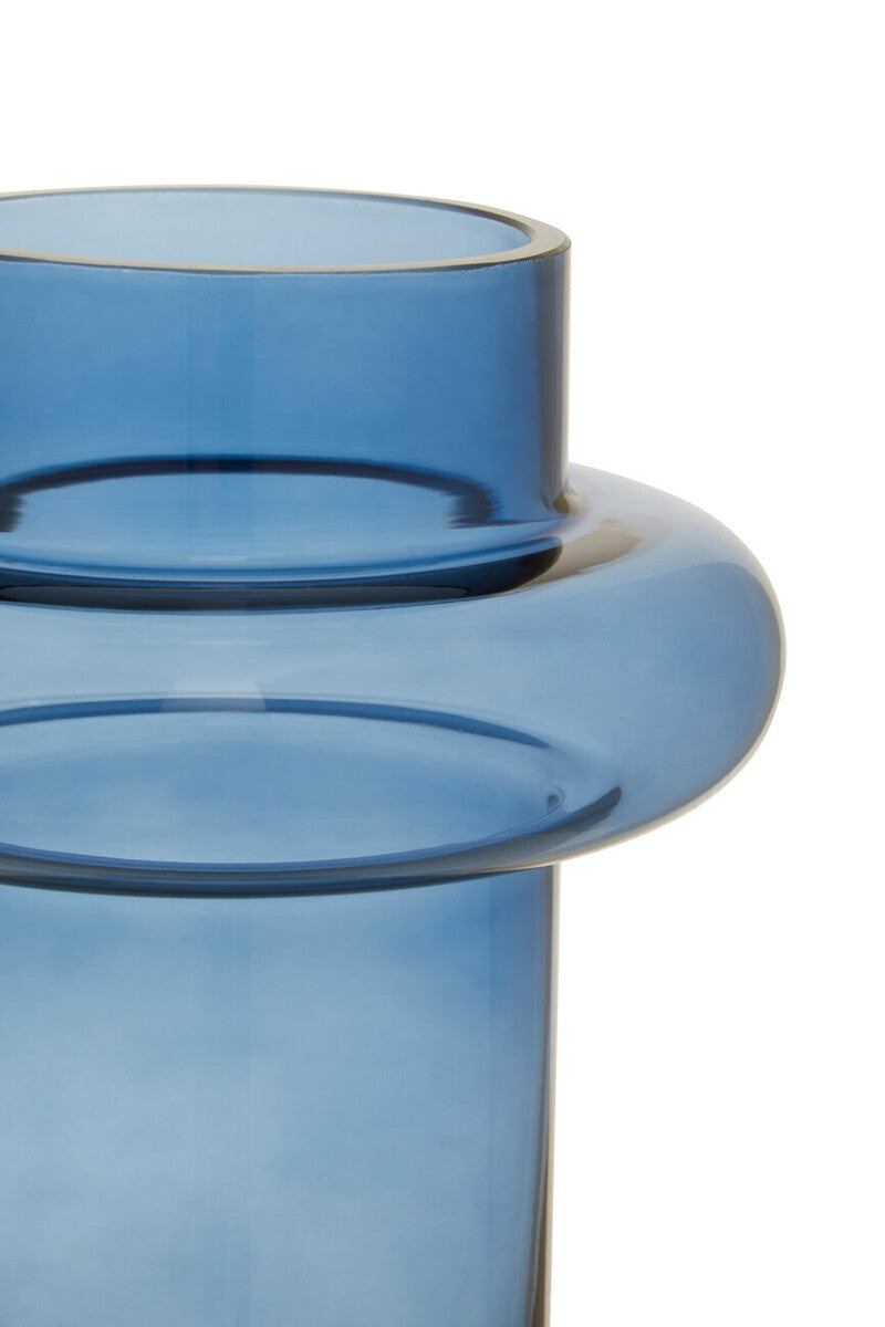 Cabrina Small Blue Glass Vase