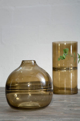 Optik Small Glass Contemporary Vase