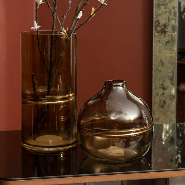 Optik Small Glass Contemporary Vase
