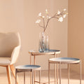 Brock Large Blue Ombre Glass Vase