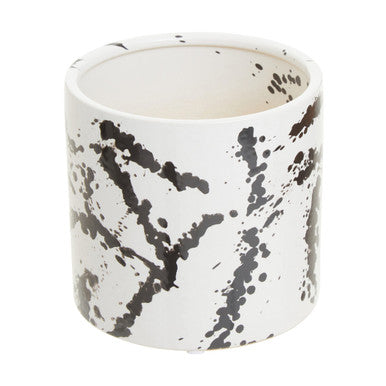 Sorrell Black & White Small Planter