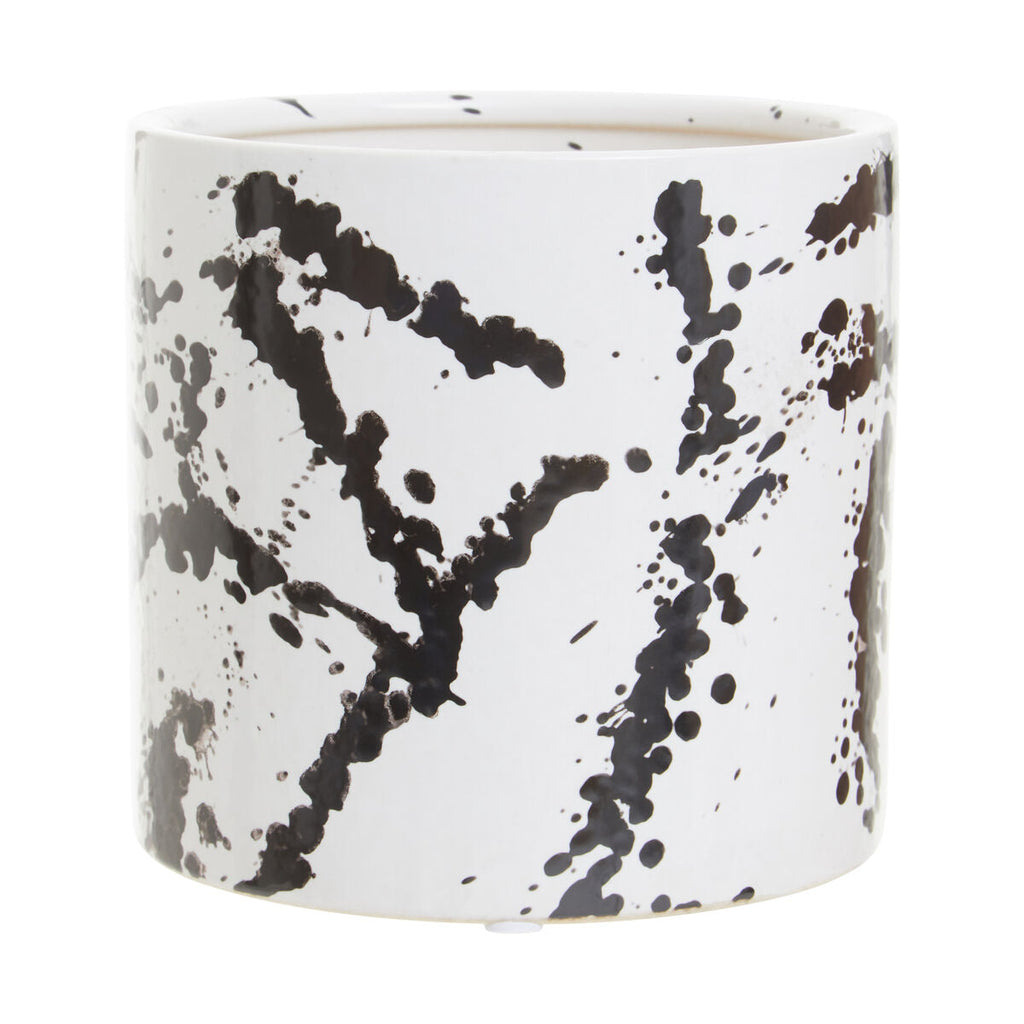 Sorrell Black & White Small Planter