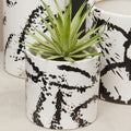 Sorrell Black & White Small Planter