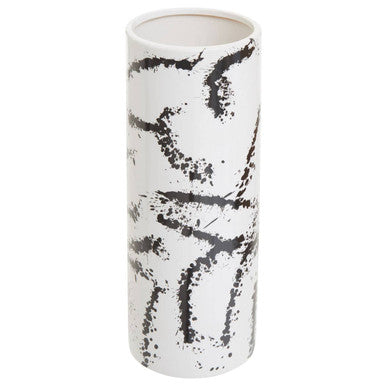 Sorrell Large Black & White Ceramic Vase