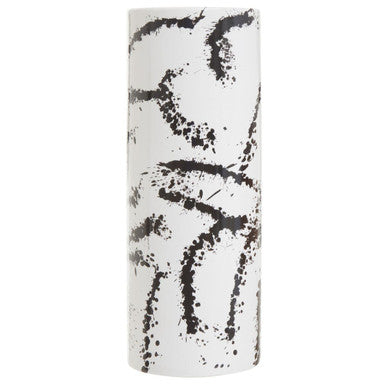 Sorrell Large Black & White Ceramic Vase