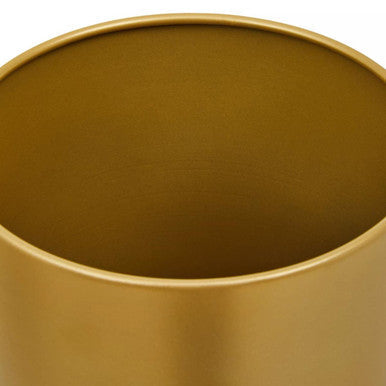Avento Large Gold Floor Planter